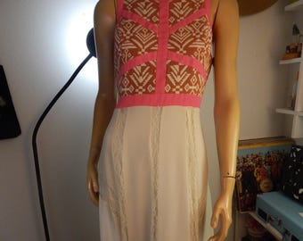 full length gown anthropology, fully lined, medium