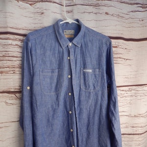 scotch and soda Mens chambray shirt, all cotton