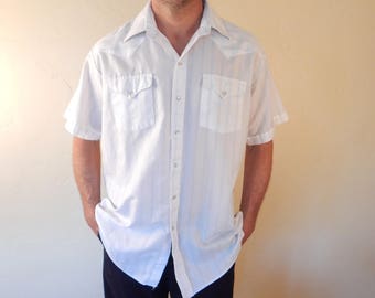mens western shirt, flap pockets, panhandle slim, neck 17, chest 52