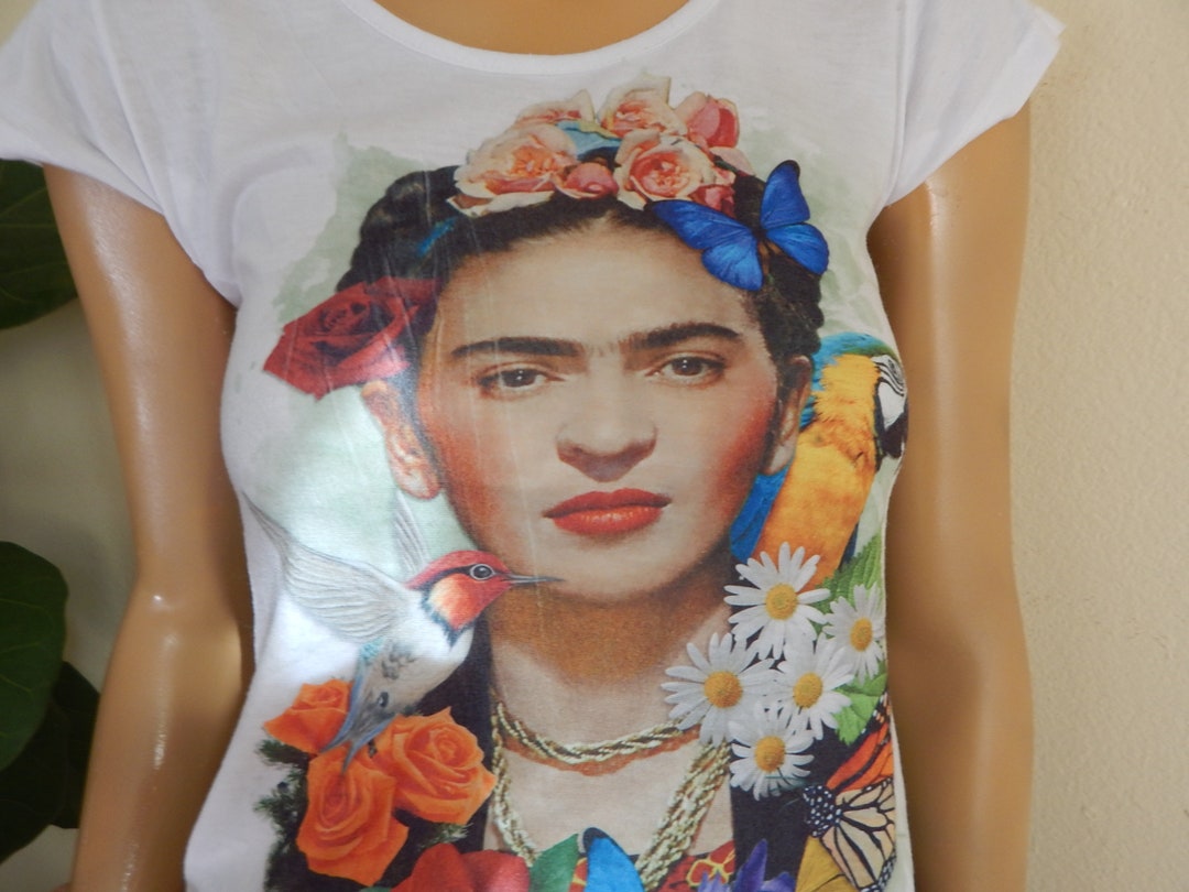 Frida Kahlo Tee Shirt Womens Small Size Cotton Unworn - Etsy