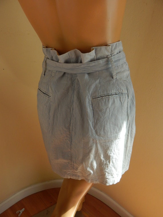 Rag and  Bone seersucker skirt, size 8, waist 30,… - image 4