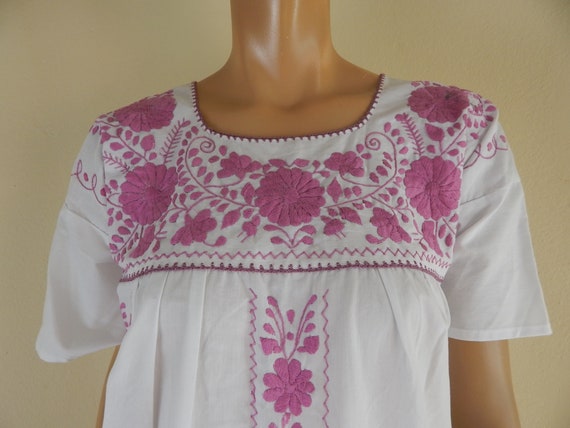 mexican dress, embroidered dress, handmade dress,… - image 4