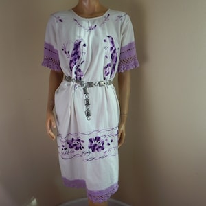 mexican embroidered maternity dress Chilac Embroidered Mexican Long Dress