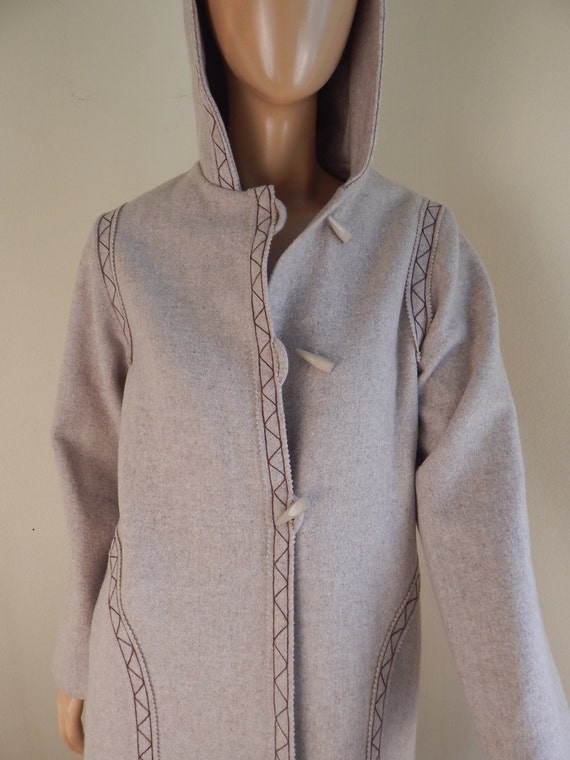 Vintage Chimayo style Coat, Wool western coat, so… - image 3