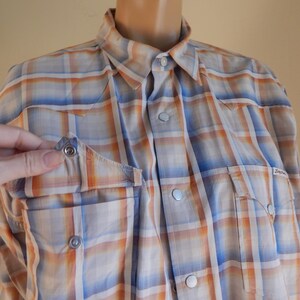 mens pearl snap shirt, plaid shirt, western shirt