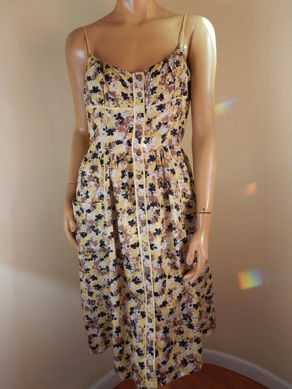 Harkham silk dress, size 6 dress, lined sundress - image 1