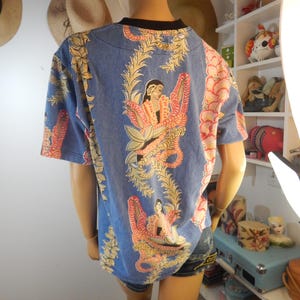 RARE 70S Hawaiian KAMEHAMEHA Tee medium