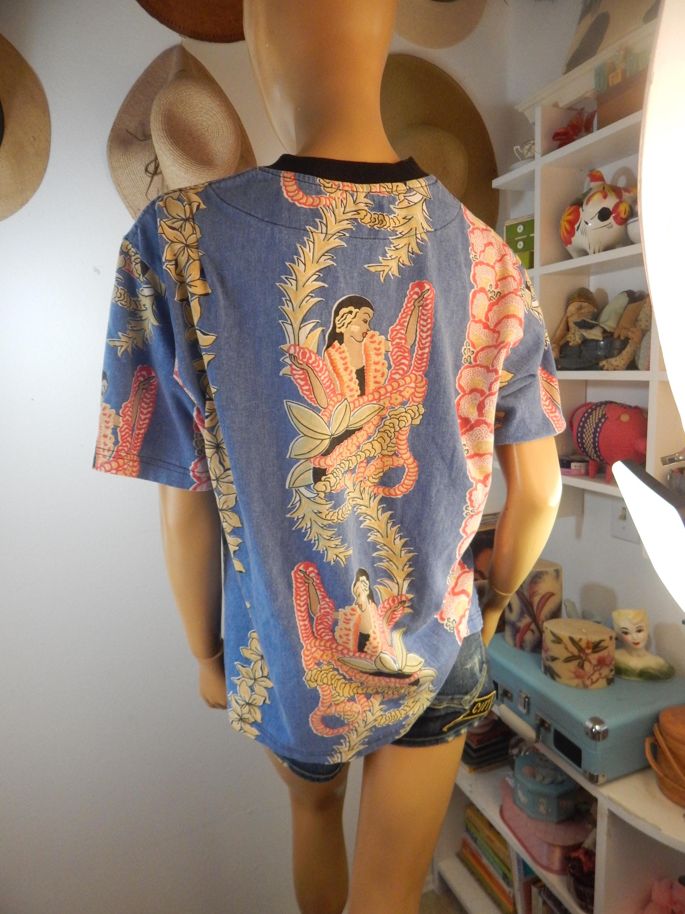Kamehameha Vintage Hawaiian Shirt - Etsy