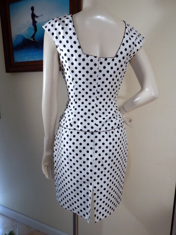 polka dot dress, Silk suit,  audrey hepburn suit … - image 2