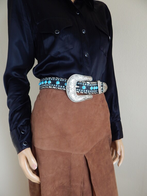 Womens Lucky Western Shirt Womens Black 