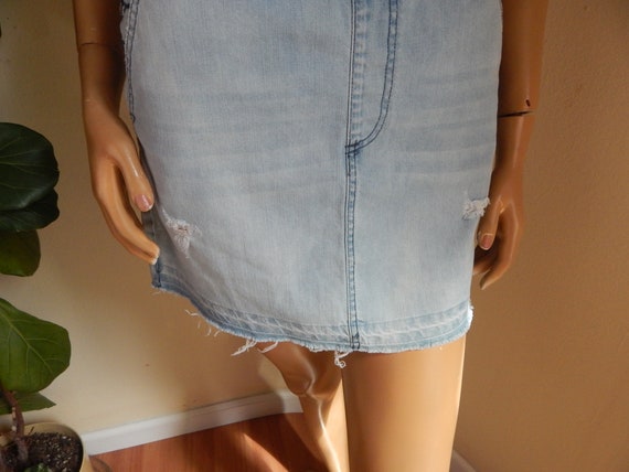 western overalls skirt, denim overalls, girls ove… - image 6