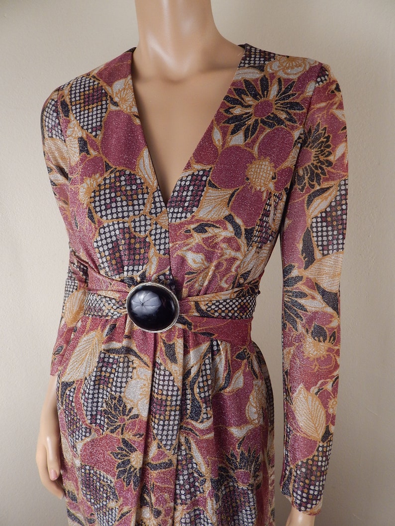 roger milot for fred perlberg Vintage 60s dress disco dress