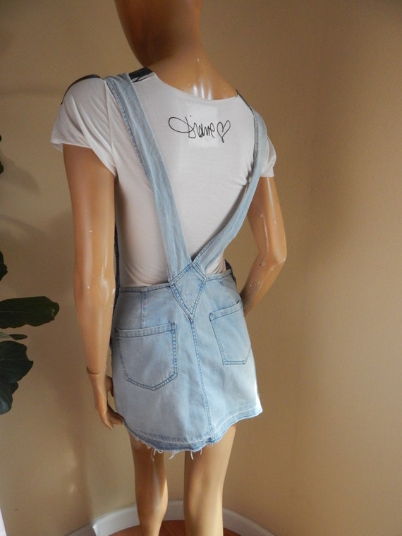 western overalls skirt, denim overalls, girls ove… - image 3