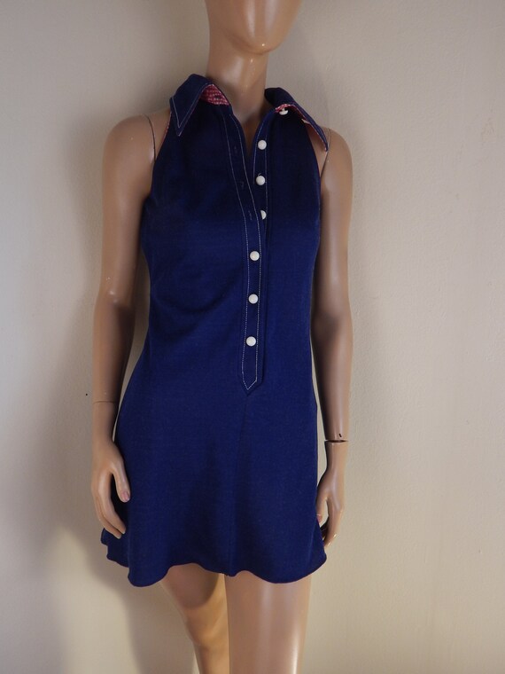 Western Denim Dress, red gingham