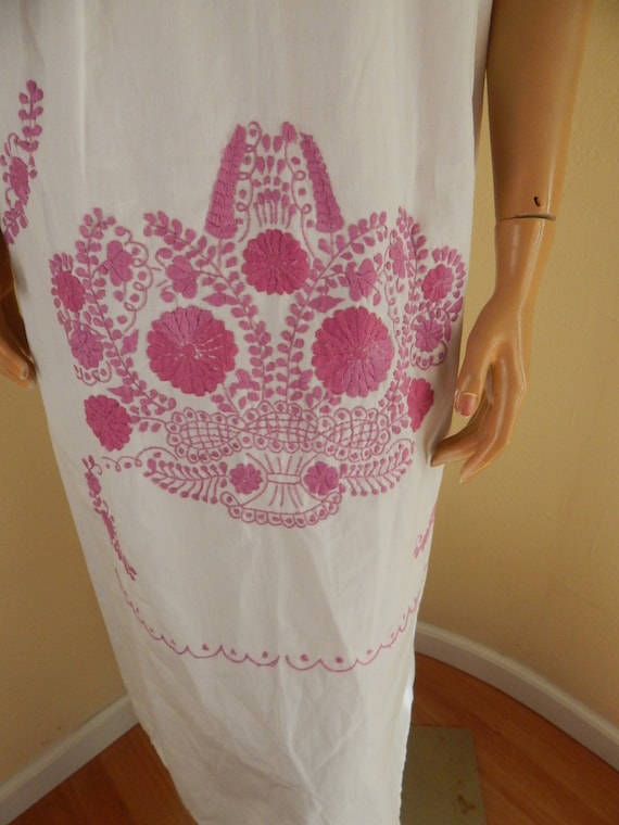 mexican dress, embroidered dress, handmade dress,… - image 3