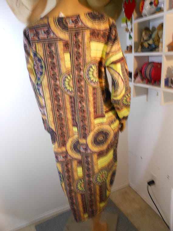 Womens cotton linen housedress, nightgown or robe… - image 9