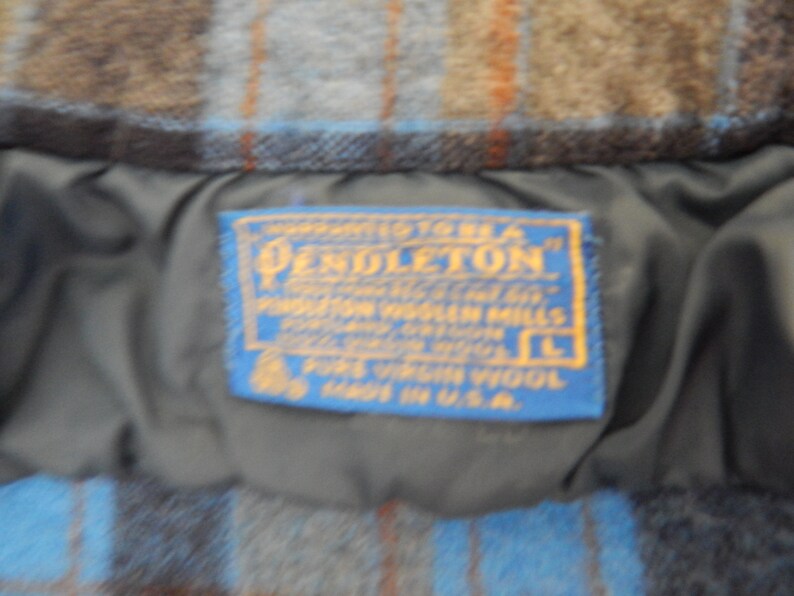 Pendleton womens wool flannel shirt, bust 42 image 7