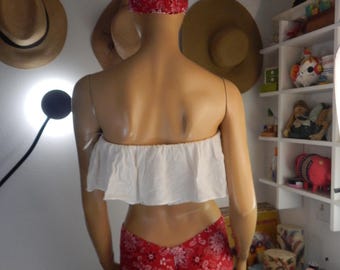 Bandana stretch Shorts & Headband Set: Stretch Fit Sizes 5-9