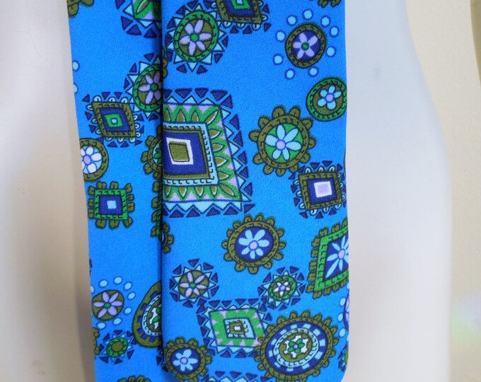 Mens Retro Tie Necktie 1960s Neck Tie - Etsy