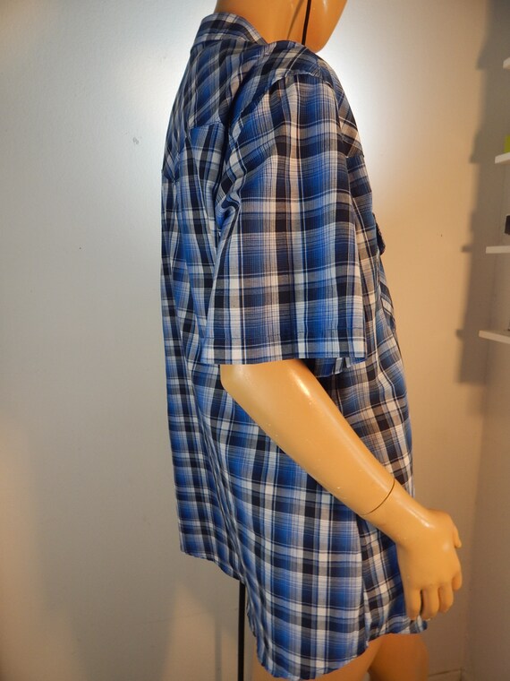 Wrangler mens plaid shirt, western plaid shirt, - image 3