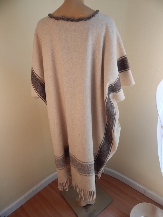 wool poncho, mexican poncho, western,llama, south ame… - Gem wool poncho, mexican poncho, western,llama, south ame… - Gem