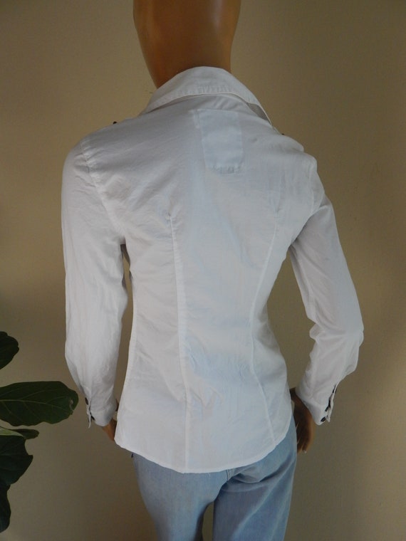 guess womens blouse, white blouse, womens blouse … - image 2