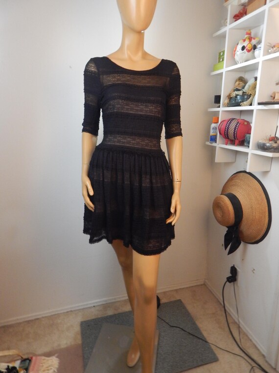 Vintage Y2K Lace Dress, Bcbg Stretch Black Dress, Small, Lined, Bust 38 - Etsy Vintage Y2K Lace Dress, Bcbg Stretch Black Dress, Small, Lined, Bust 38 - Etsy