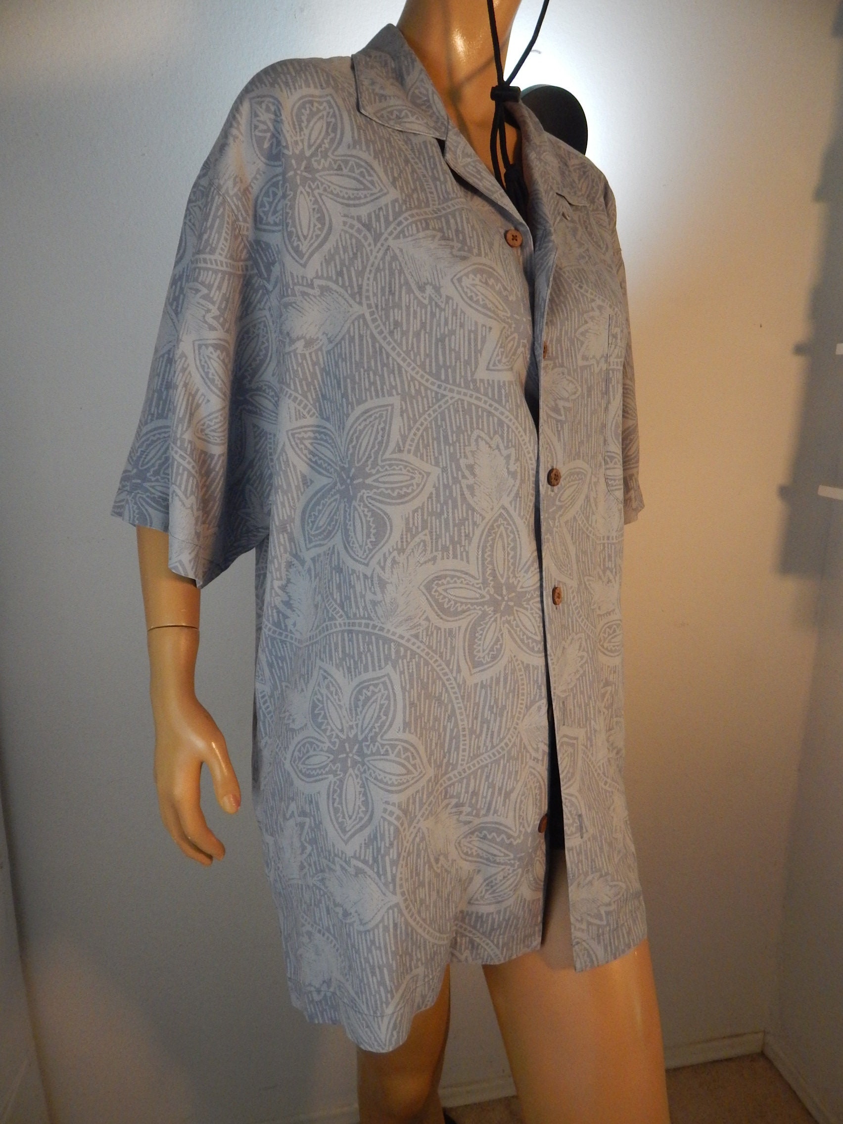 Vintage Tommy Bahama Silk Shirts - Etsy