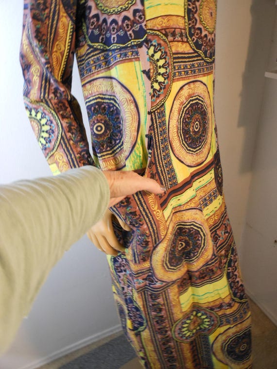 Womens cotton linen housedress, nightgown or robe… - image 5