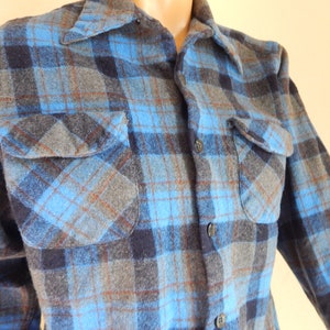 Pendleton womens wool flannel shirt, bust 42 image 4