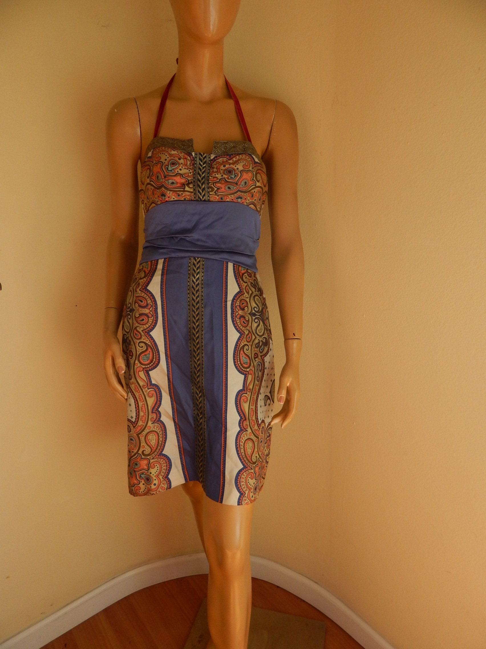 Nicole miller silk dress fancy party dress, never worn, bust 36 Nicole miller silk dress fancy party dress, never worn, bust 36
