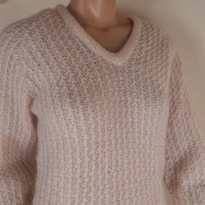 Vintage wool sweater, pullover, bermuda brand, lined wool sweater