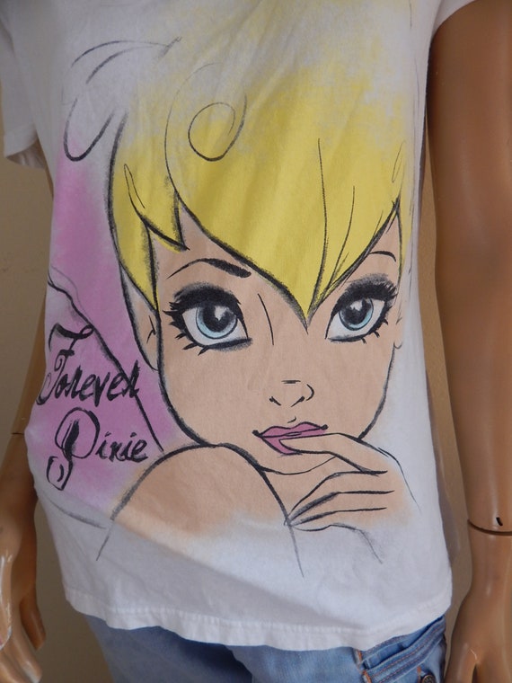 Disney tinkerbell t shirt large, bust 40