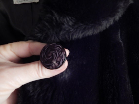 vintage faux fur womens coat, buffums brand , hug… - image 3