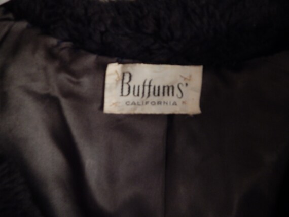 vintage faux fur womens coat, buffums brand , hug… - image 4