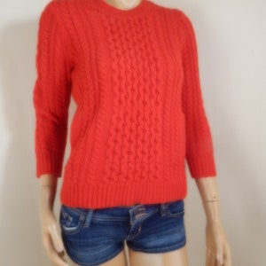 Chunky Red Sweater. J crew. XS, bust 38-42, waist 36-41