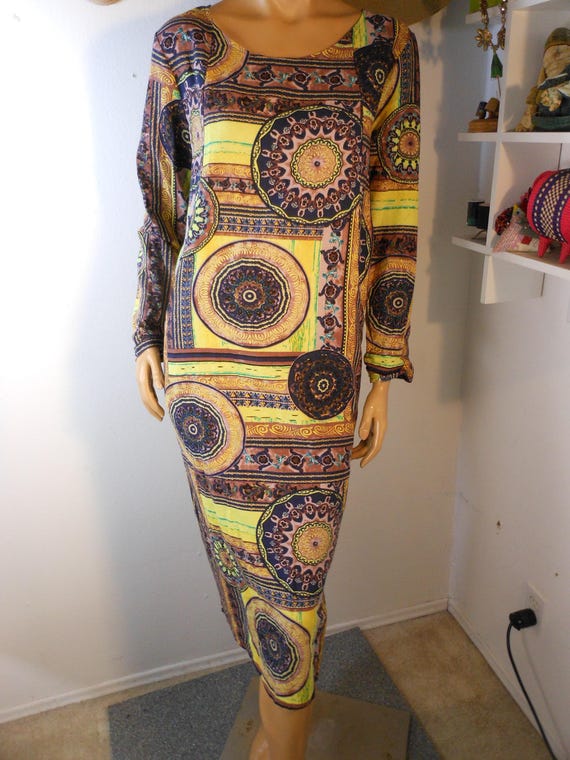 Womens cotton linen housedress, nightgown or robe… - image 8