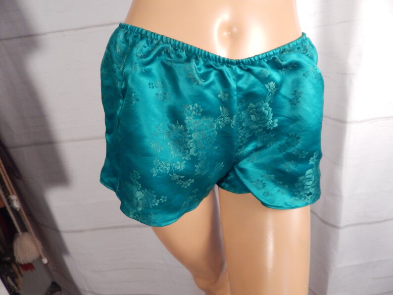 womens silk lingerie green silk kimono silk kimono and shorts vintage silk kimono