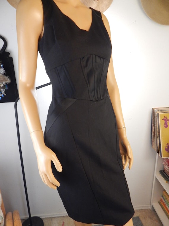 Cache Black corset dress cache - image 3