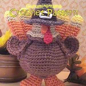 crochet pattern Turkey amigurumi PDF pattern guide INSTAND DOWNLOAD
