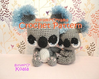 amigurumi Koala crochet pattern PDF guide INSTANT DOWNLOAD