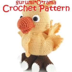 crochet pattern bird chick parrot PDF guide INSTANT DOWNLOAD