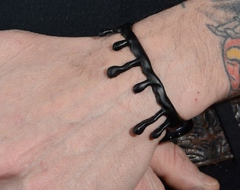 Black Drip Bracelet