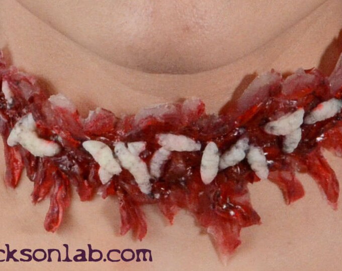 Maggot choker Halloween Jewelry