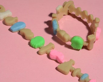 Kawaii Creepy Crunch Cereal Bracelet - Creepy Cute -Laboratory Mix