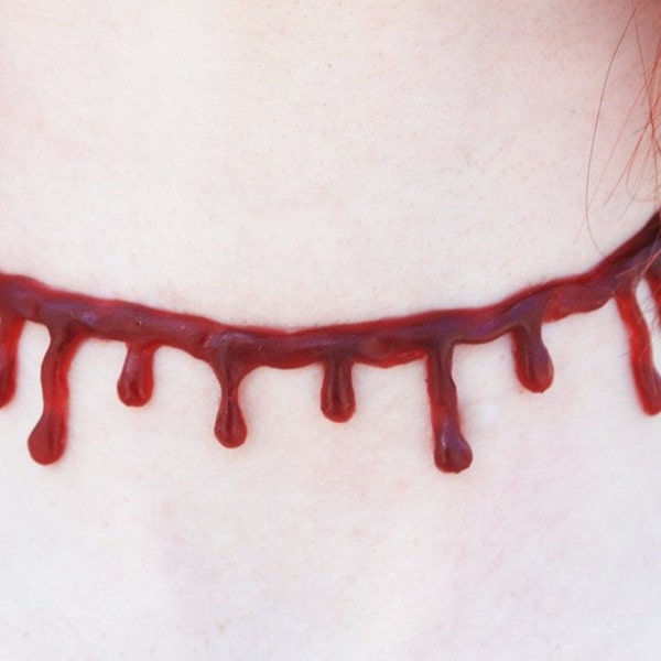 The Original VonErickson Blood choker necklace -Dark