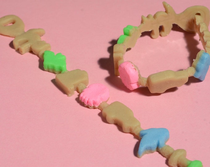 Kawaii Creepy Crunch Cereal Bracelet - Creepy Cute -Ghoulish Graveyard Mix #13