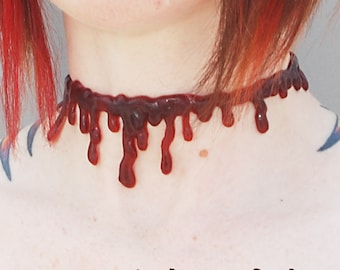 Dripping Blood Choker Necklace- The Original