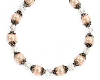 Swarovski Pearls and Crystal Bracelet, Free Shipping