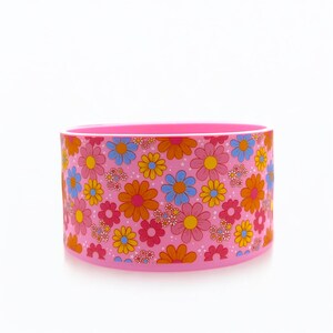 Bright spring retro daisies Boot